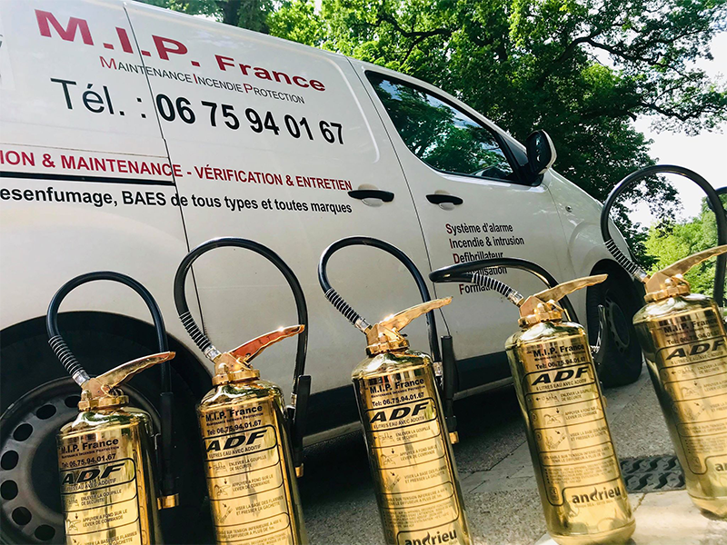 mip incendie adf extincteur personnalisé